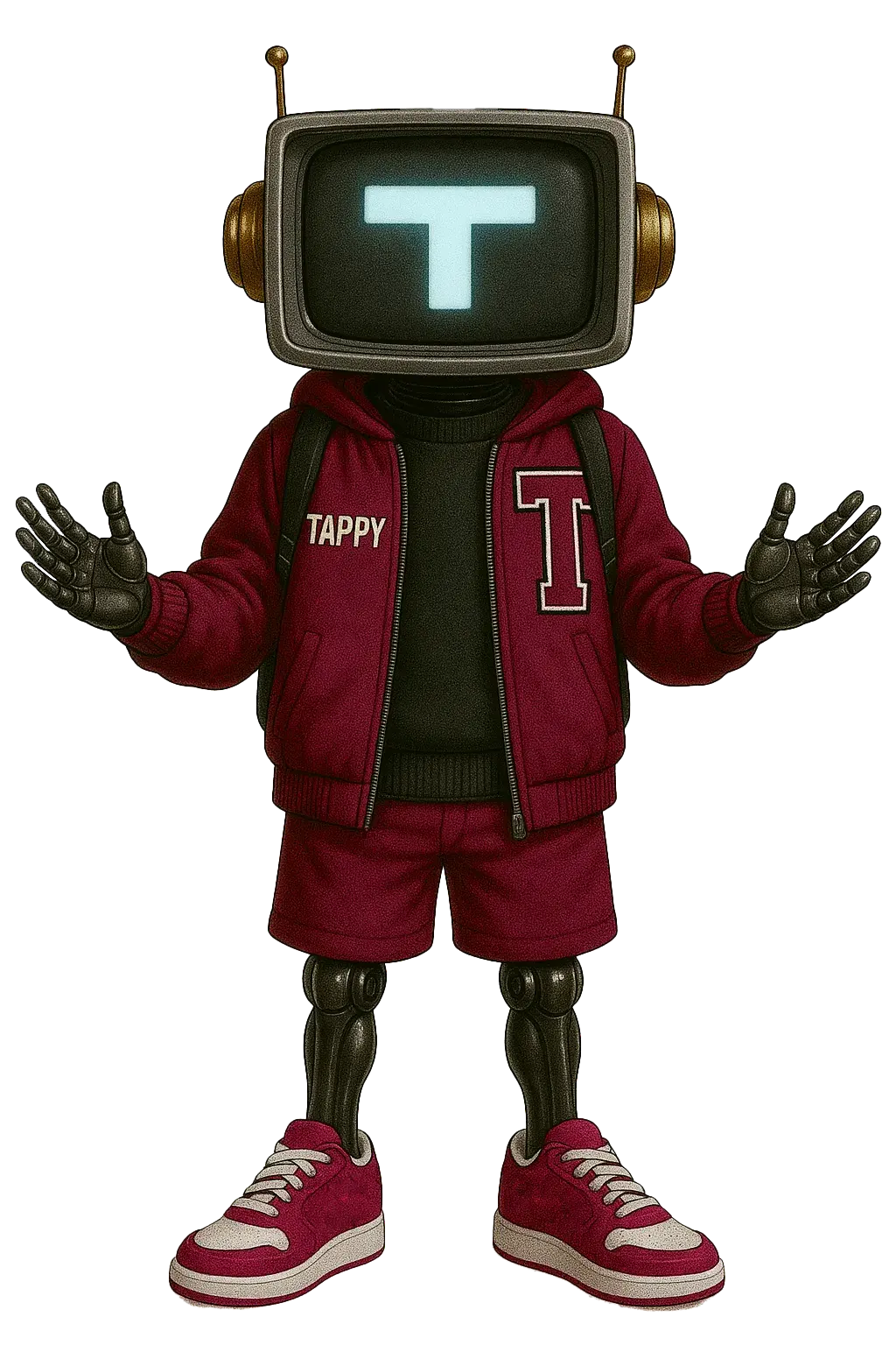 Tappy, the mascot for TAP's AI course